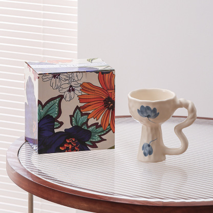 創意陶瓷高腳杯