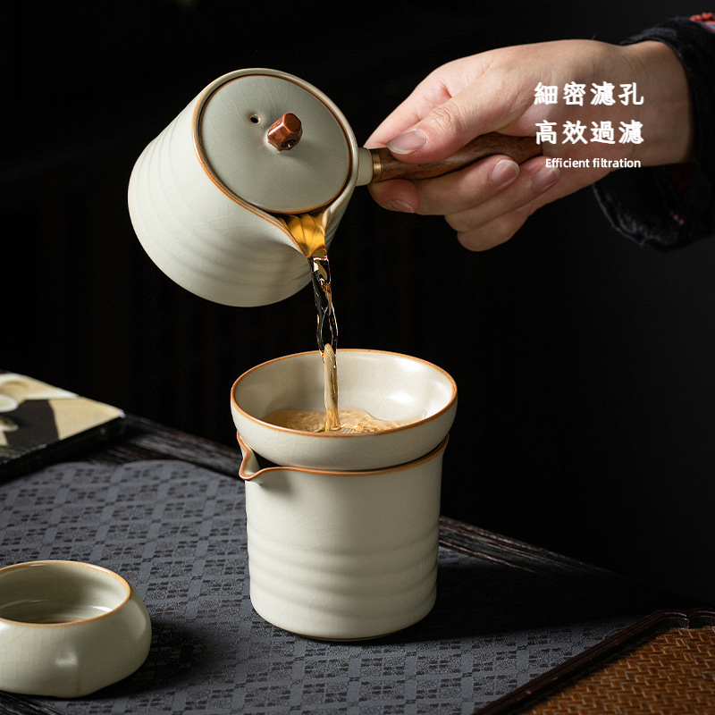 米黃汝窯茶漏茶隔