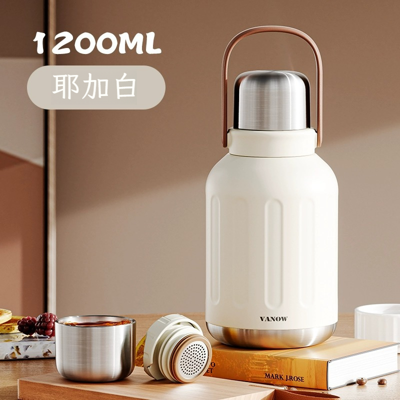 大容量不銹鋼泡茶戶外水壺保溫杯