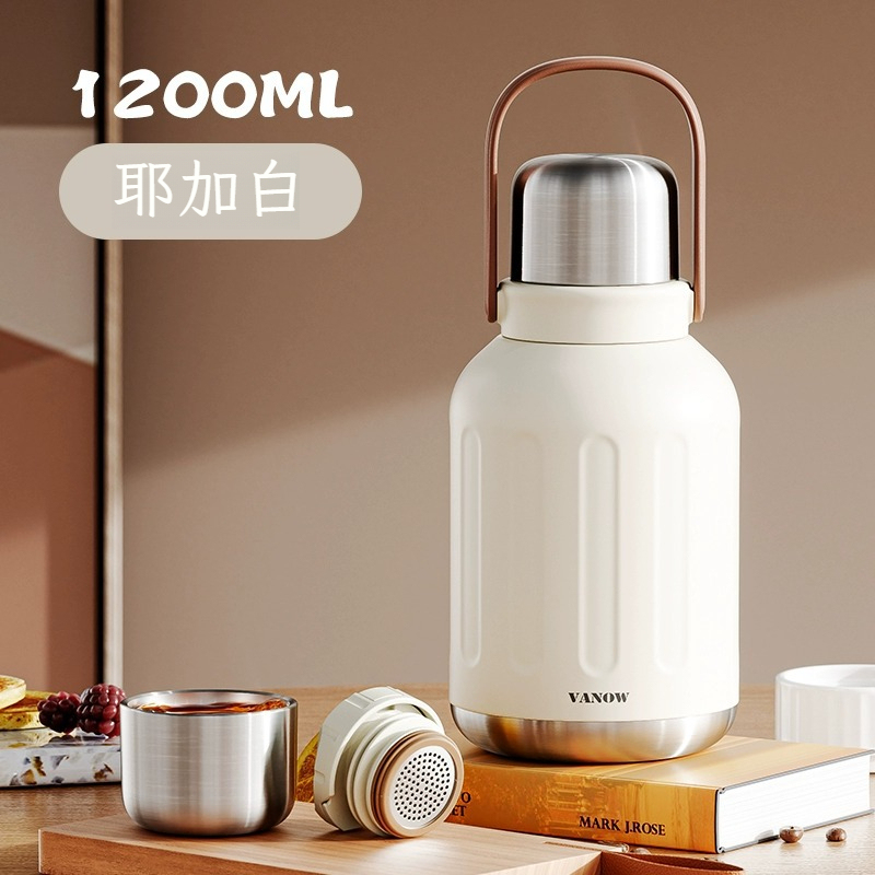 大容量不銹鋼泡茶戶外水壺保溫杯