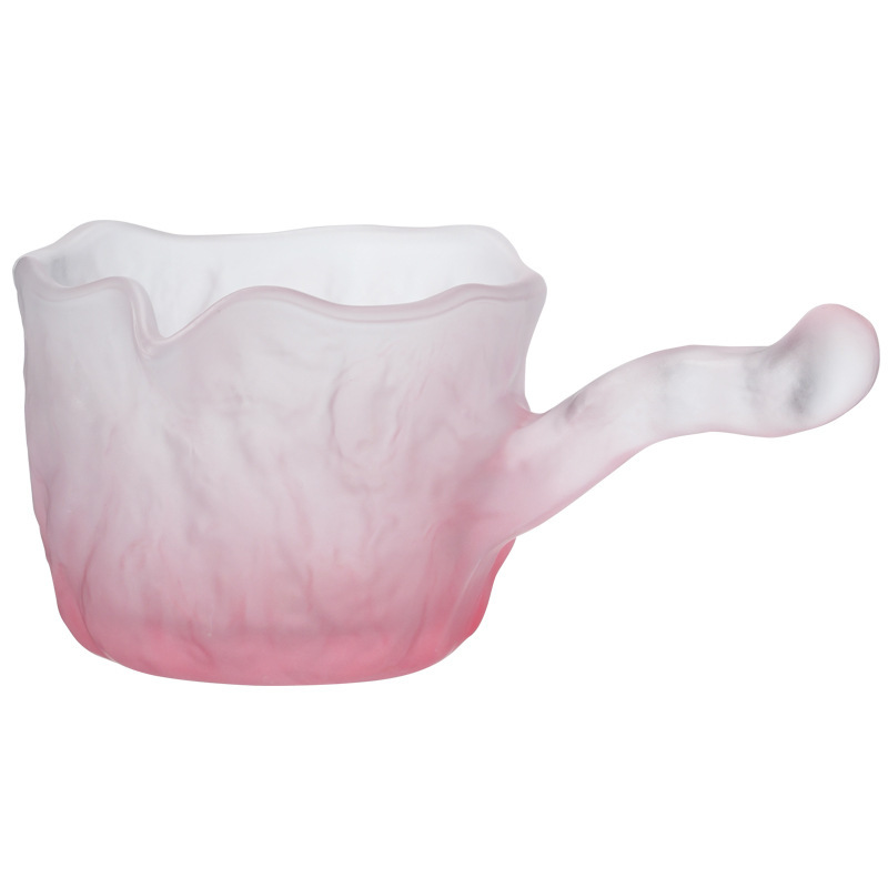 水晶琉璃側把公道杯