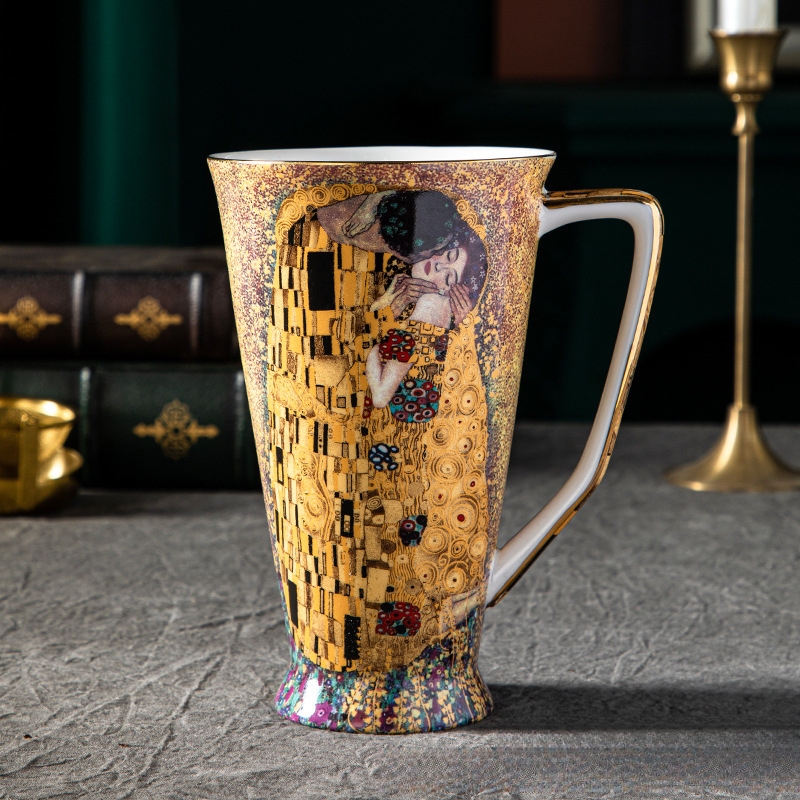 骨瓷咖啡杯套裝組合馬克杯水杯禮盒裝