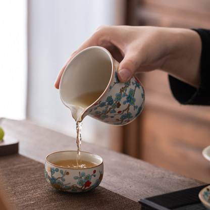 汝窯金梅公道杯