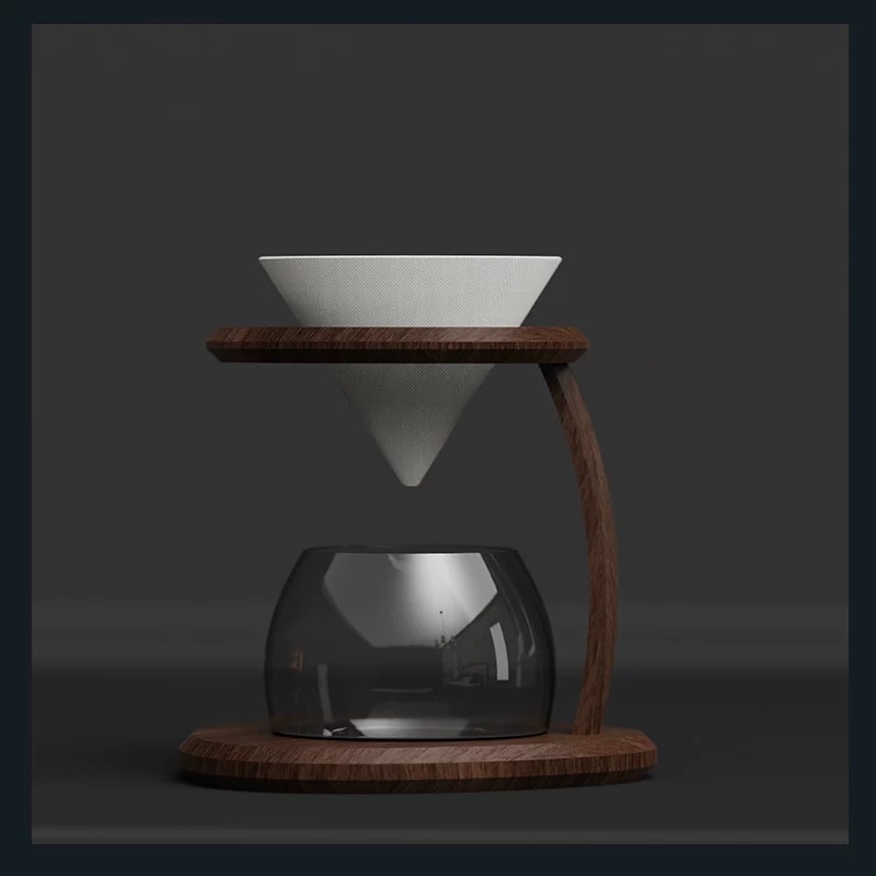 實木手沖咖啡支架