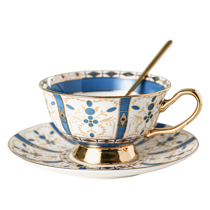 高檔精緻輕奢歐式咖啡杯碟套裝