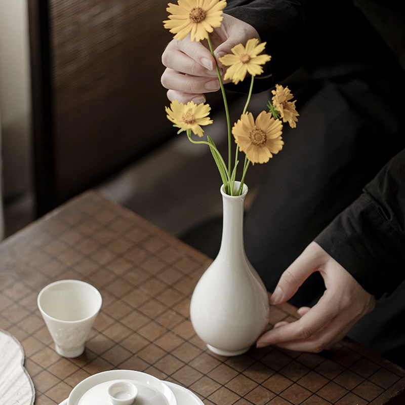 草木灰釉小號花插花瓶陶瓷花器