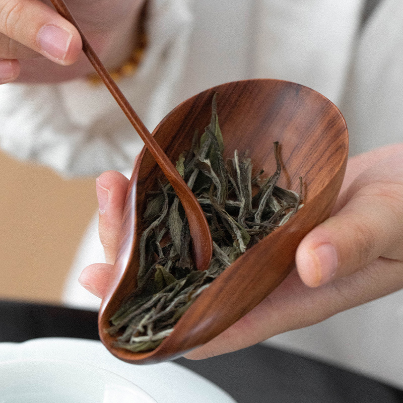 實木茶則茶撥長柄茶匙勺茶具配件