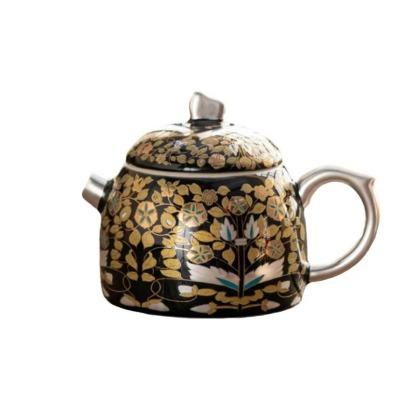 大師手作琺瑯彩茶壺套裝