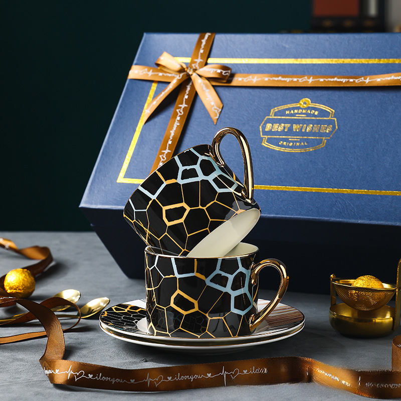 高檔精緻高顏值陶瓷咖啡杯子