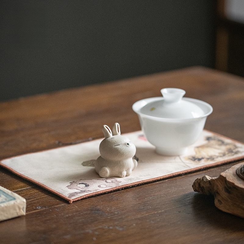 紫砂茶寵-瑜伽兔