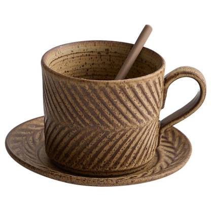 含羞草復古咖啡杯