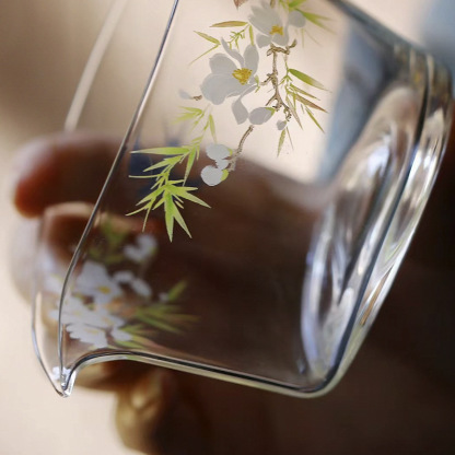 春歸玻璃水滴公道杯分茶器