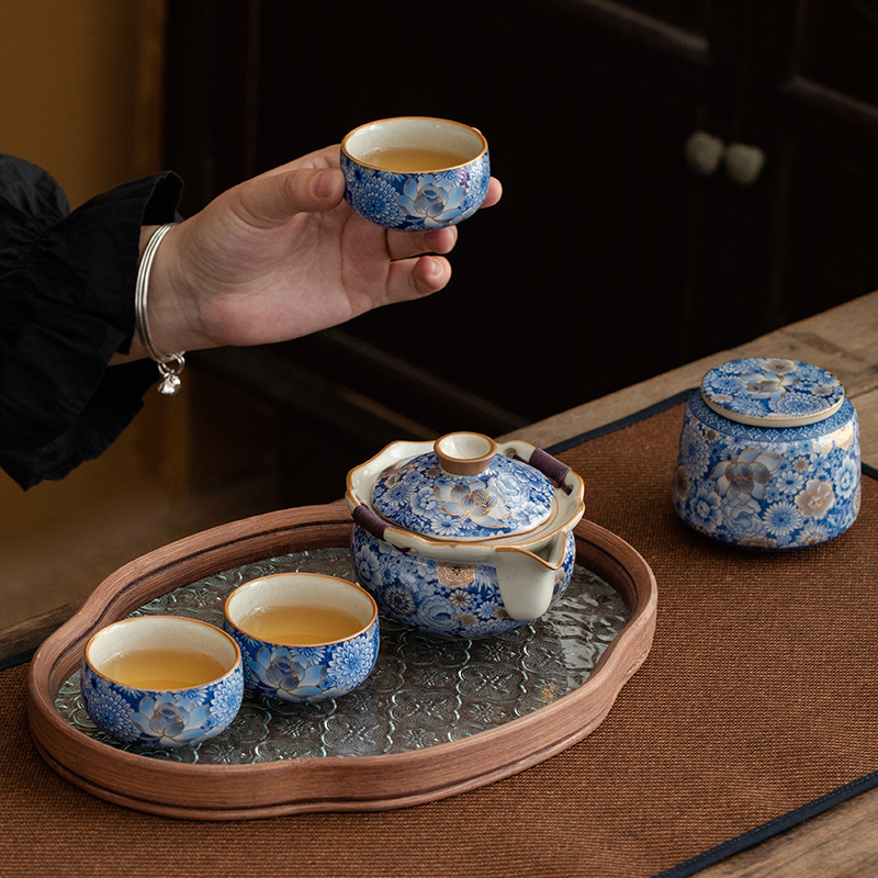 繁花套裝茶葉禮盒裝高檔伴手禮禮品盒