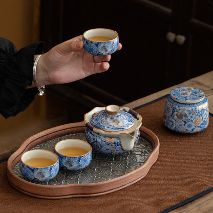 繁花套裝茶葉禮盒裝高檔伴手禮禮品盒