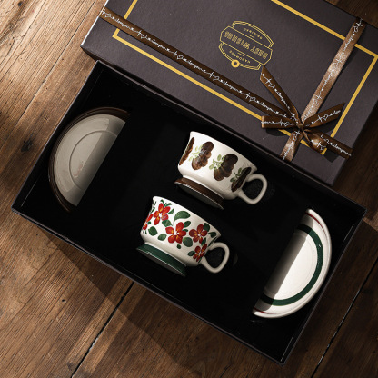 中古咖啡杯套裝精緻日式家用杯子禮盒裝