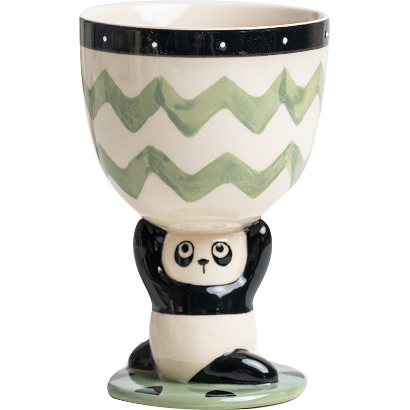 可愛手繪立體水杯