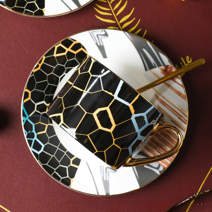 高檔精緻高顏值陶瓷咖啡杯子