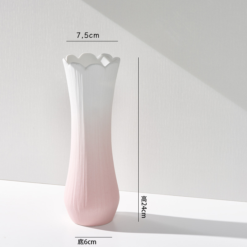 多彩簡約陶瓷花瓶