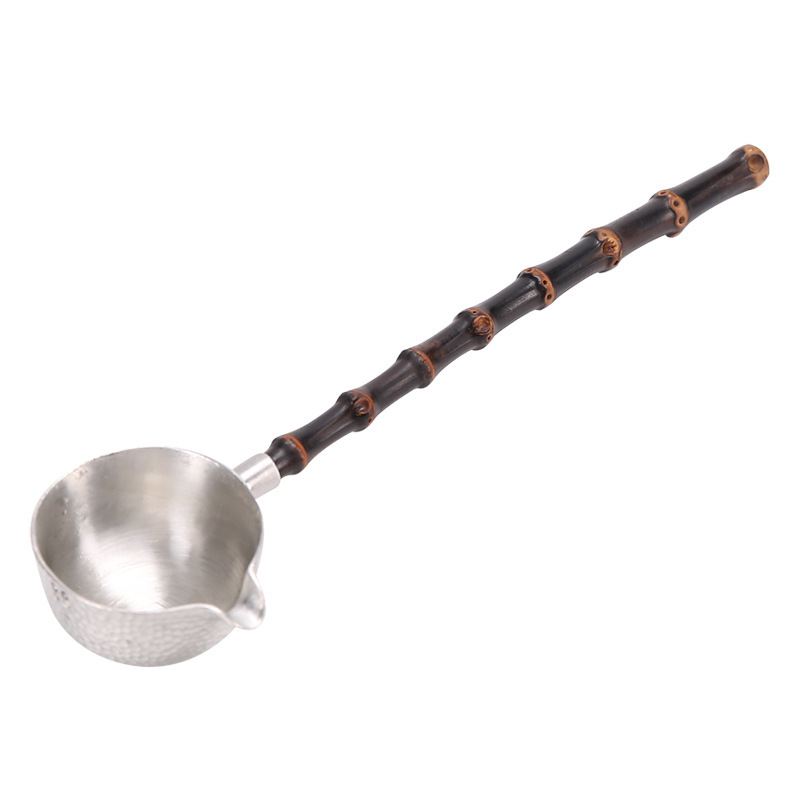 紫竹錫製茶湯勺