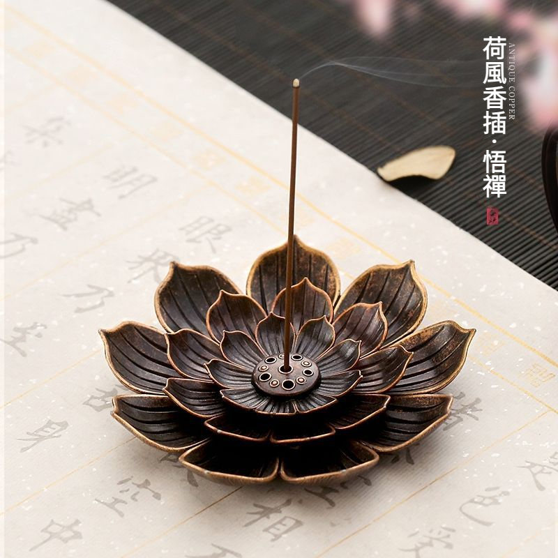 仿古多孔蓮花香插