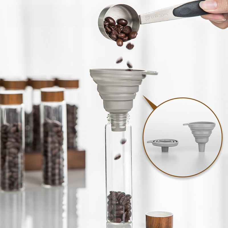 咖啡豆分裝試管玻璃展示架