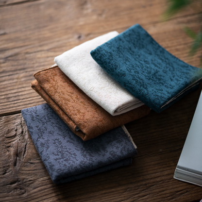 高檔棉麻提花茶巾茶桌抹布