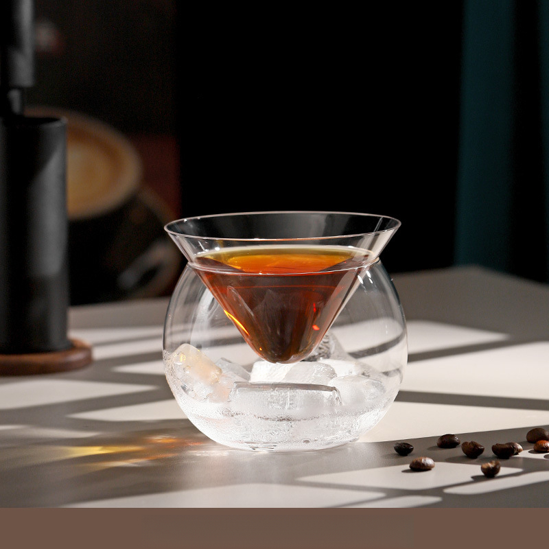 玻璃咖啡杯冰鎮冷萃杯