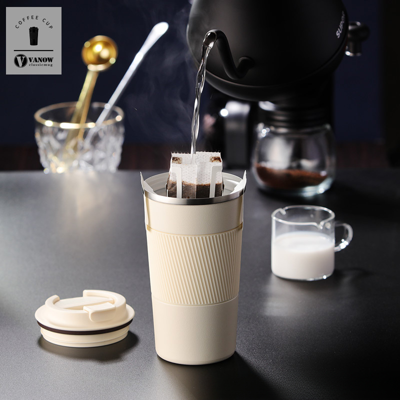 簡約車載保溫咖啡杯