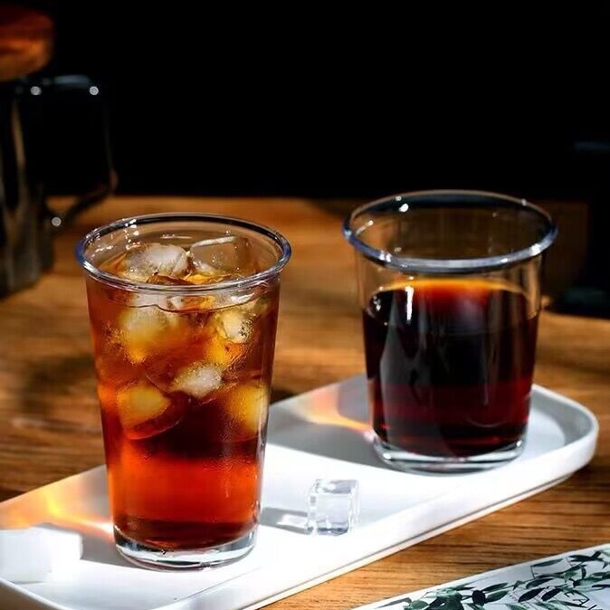 復古易拉罐捲邊拿鐵杯果汁杯