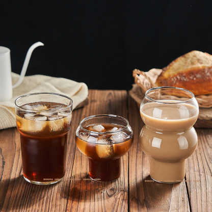 Ins透明拿鐵杯冰咖啡杯