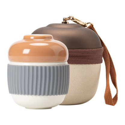 日式松果旅行茶具套裝