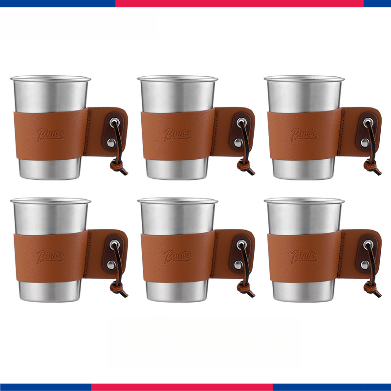 戶外便攜不鏽鋼露營杯