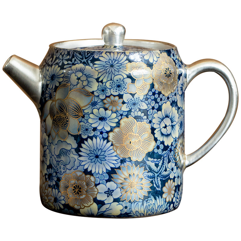 繁花鎏銀直身壺禮盒裝