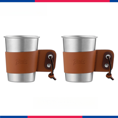 戶外便攜不鏽鋼露營杯