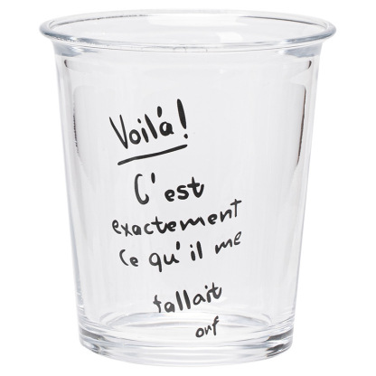 印花玻璃咖啡杯