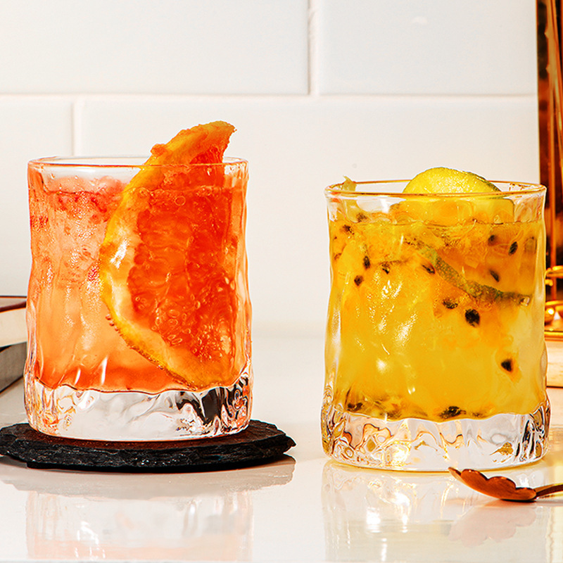 日式錘紋玻璃杯