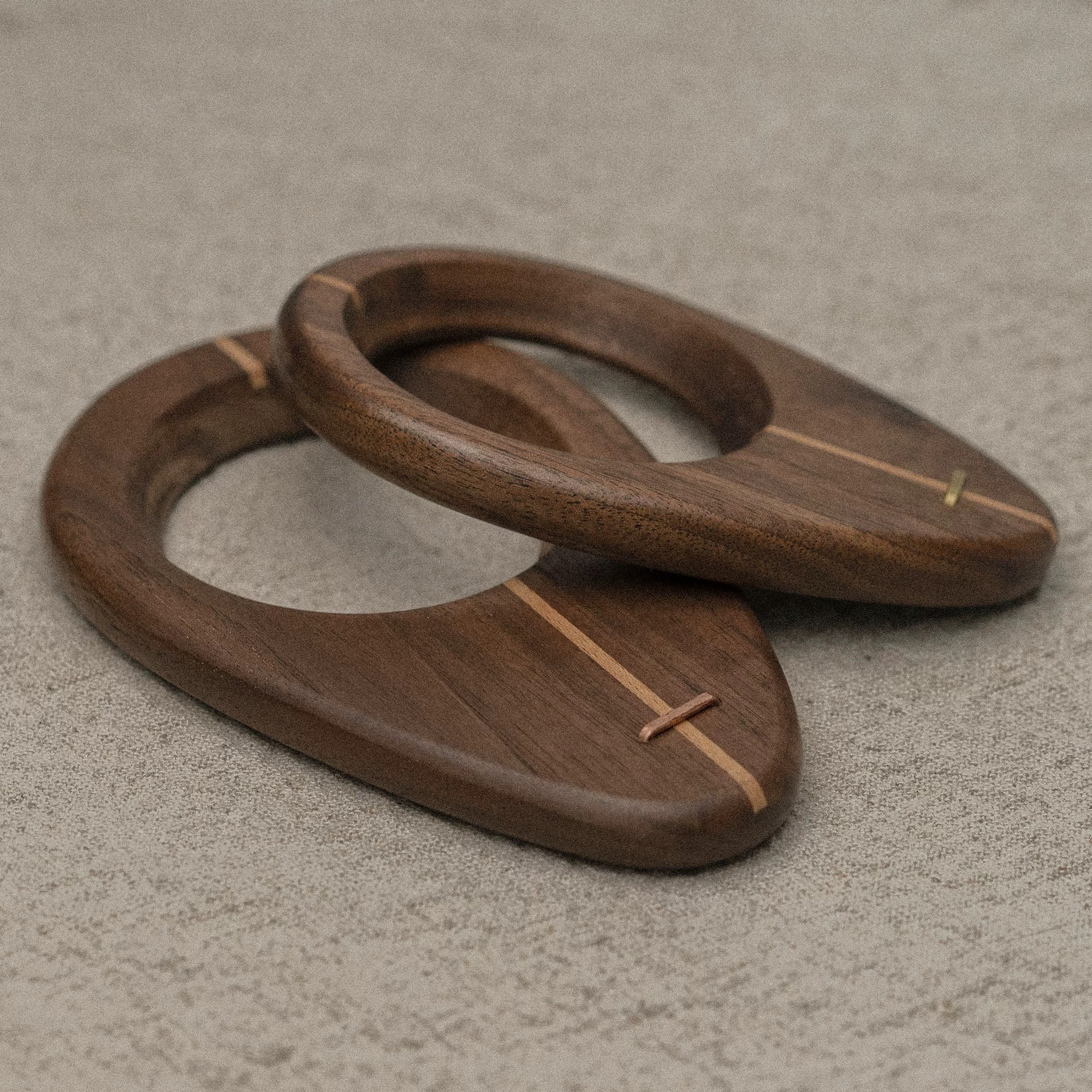 胡桃木櫸木拼色濾杯托v60