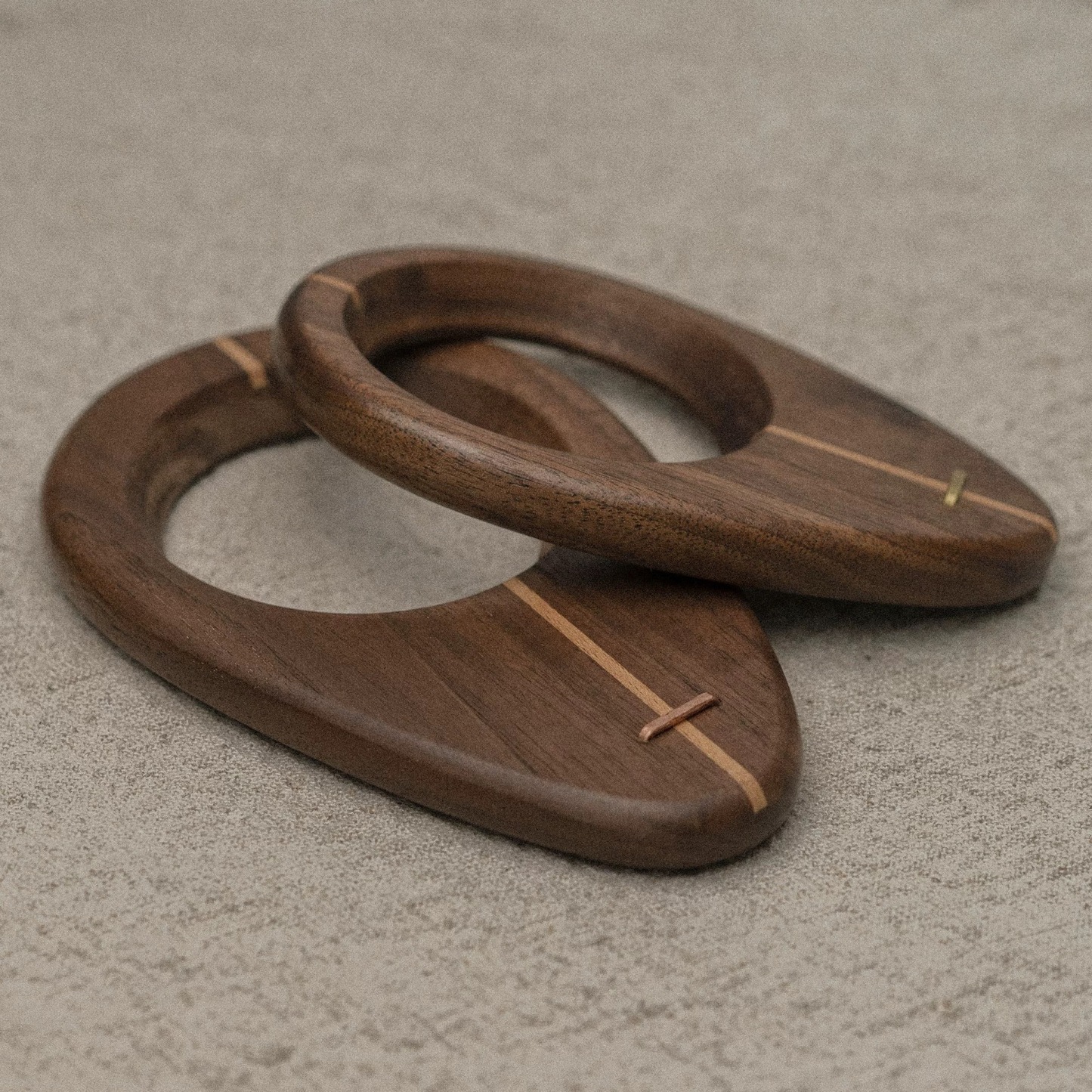 胡桃木櫸木拼色濾杯托v60