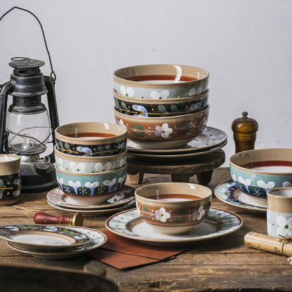 復古鈴蘭花邊餐盤