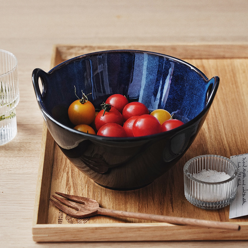 日式雙耳湯麵喇叭碗