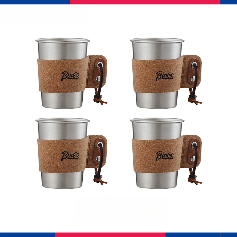 戶外便攜不鏽鋼露營杯