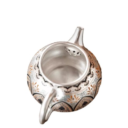 琺瑯彩鎏銀茶具套裝