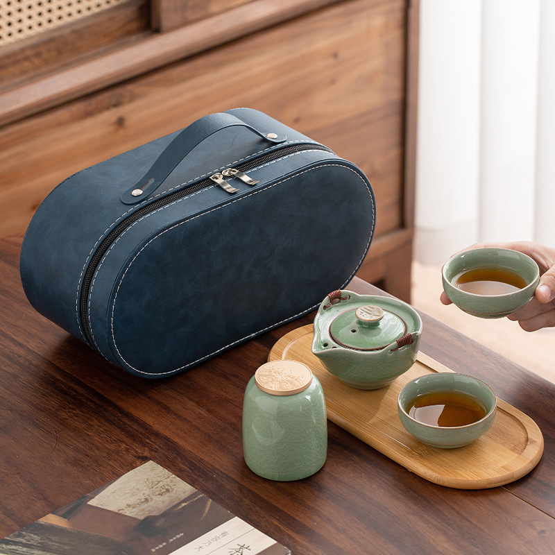 便攜式旅行箱茶具套裝