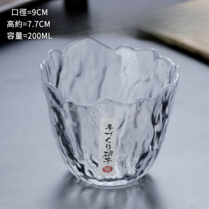 日式錘紋水晶玻璃杯