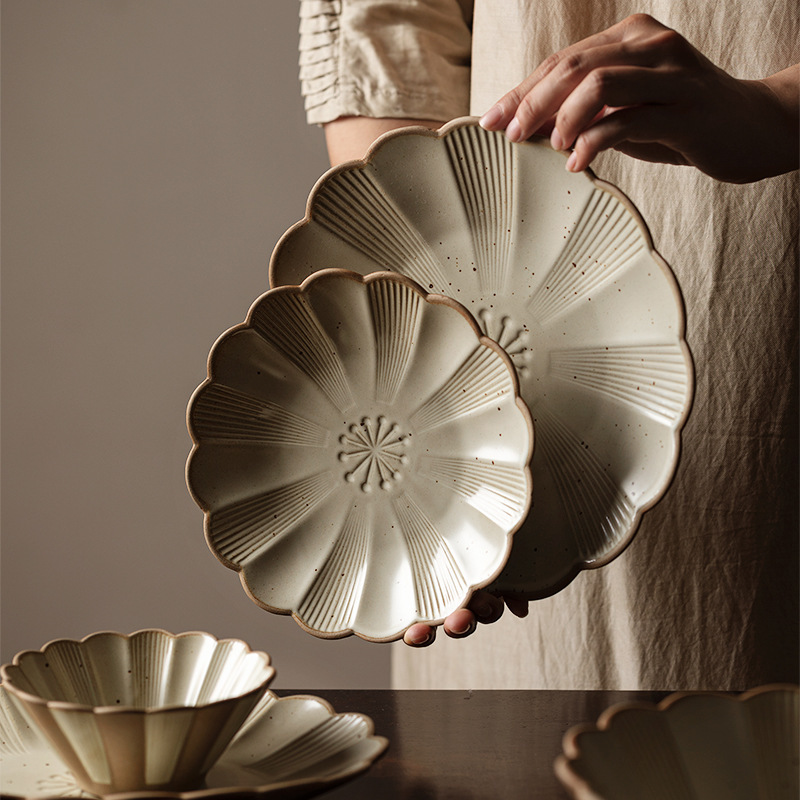 日式菊花系列餐具