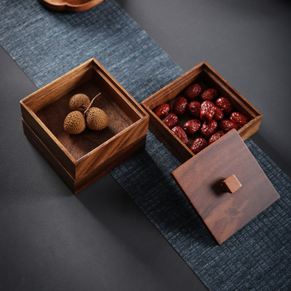 胡桃木幹果盒