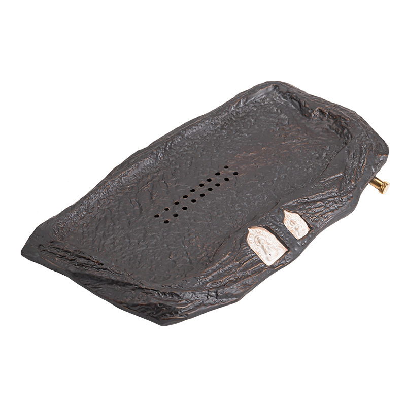 侘寂風復古粗陶幹泡盤