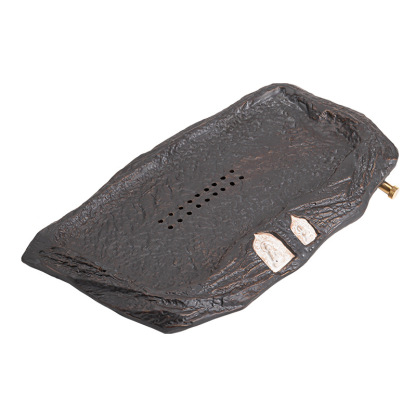 侘寂風復古粗陶幹泡盤