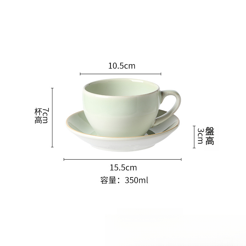 拿鐵拉花咖啡杯