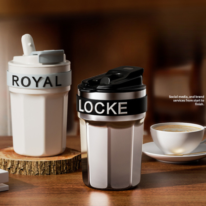 洛克咖啡隨行保溫杯